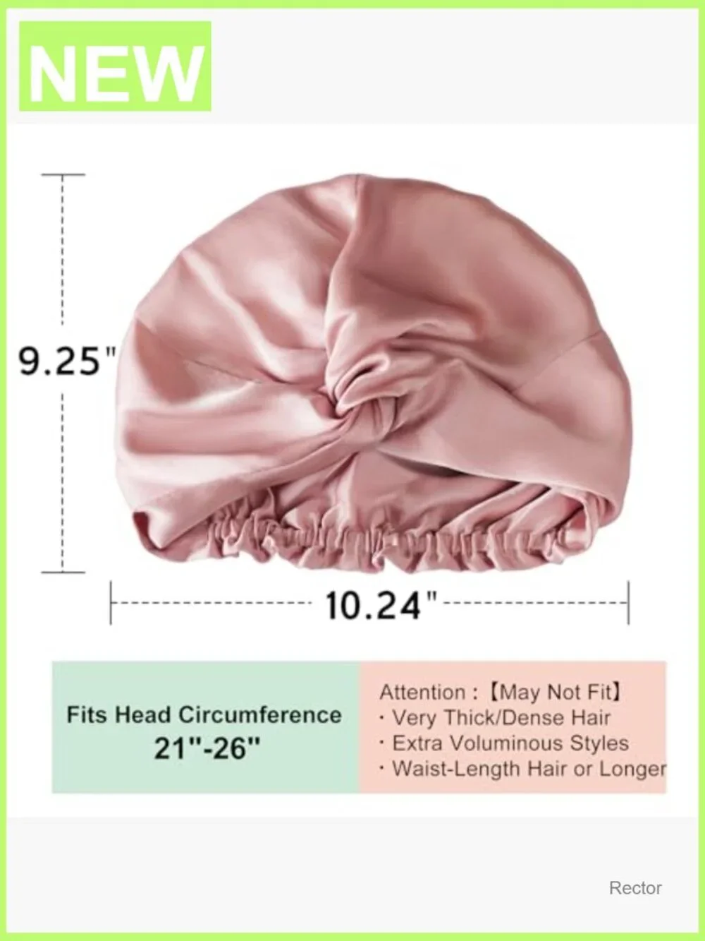 100% Mulberry Silk Bonnet Sleeping Cap Hair Protection Night Wrap